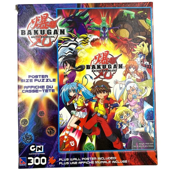 Bakugan Battle Brawlers 300 Pieces 24” X 36” Puzzle and Wall Poster - Picture 1 of 6
